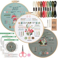 3 Set DIY Cross Stitch Starter