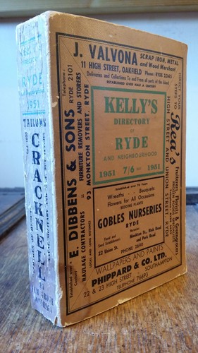 1951 kelly directory ryde - of,