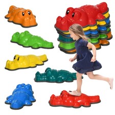 ZONEKIZ 6PCs Kids Stepping Stones Sensory Toy w/ Anti-Slip Edge,used