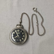 Vintage Westclox Pocket Watch Scotty Shock Resistant Luminous Works