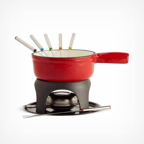Vonshef cast iron red swiss - vonshef,