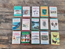 Vintage The Observers Book Of Collection Of 15 Educational Books Display 
