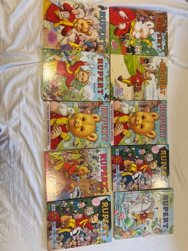Vintage rupert bear books - bear,