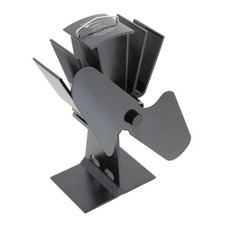 NEW! Eco-Friendly Heat Powered Log Burner Fireplace Stove Top Fan