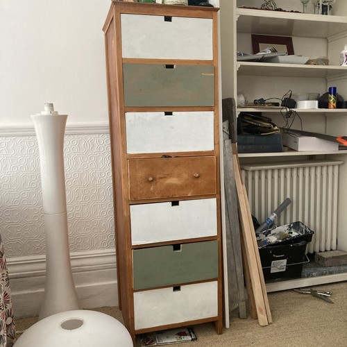 Unusual wooden tallboy - tallboy, mid