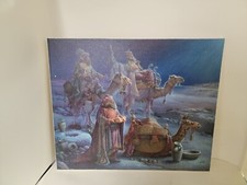 Tom Dubois 1998 Canvas Oil And Wise Men Came Bearing Gifts Artist Proof Ltd Ed