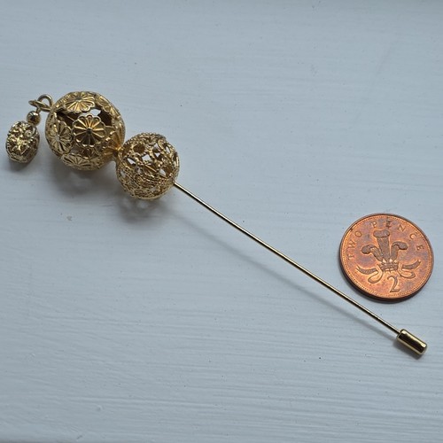 Victorian textured gilt orb - victorian,