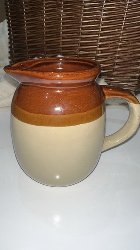 Vintage pottery pitcher - vintage,