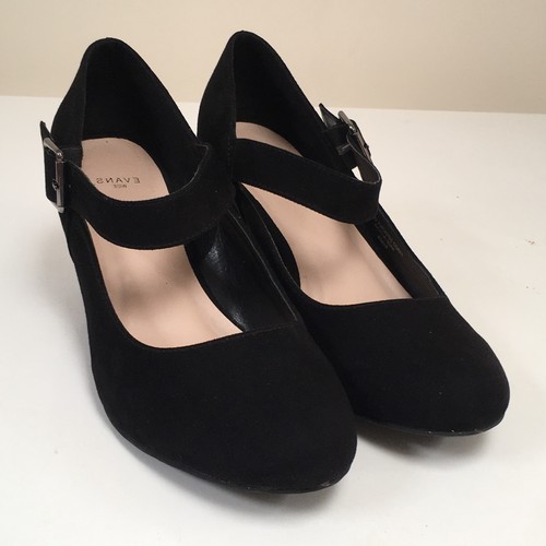 Evans black suede - *evans*, jane