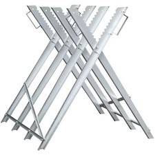 Log Saw Horse With Chainsaw