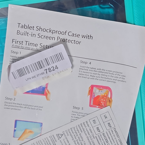 Blue shockproof tablet - shockproof,