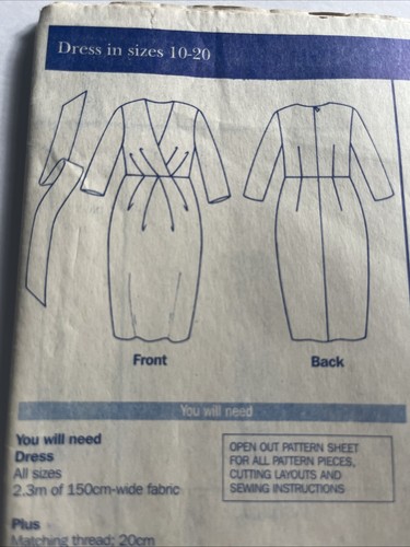 Prima sewing pattern wrap - sewing,