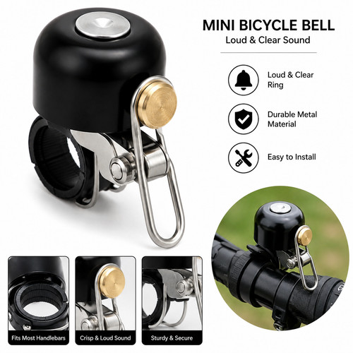 Mini bicycle bell - bell, road