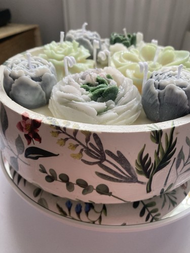 Bouquet candles made - bouquet, of