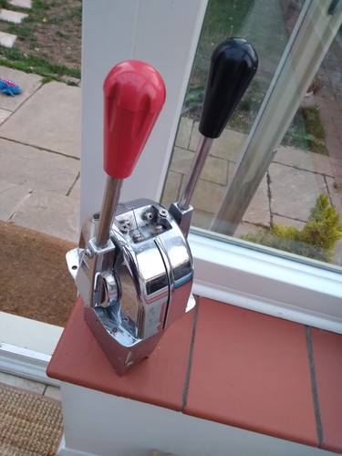 Morse control duel leaver boat