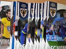 AFC Wimbledon Home Programmes