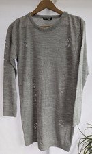 Boohoo Man Grey Knitted Ripped