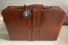 Vintage Alfa Romeo Dealership Leather Italian Briefcase 70/80’s !!