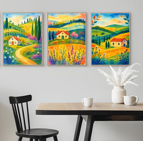 Set watercolor painting - watercolor,