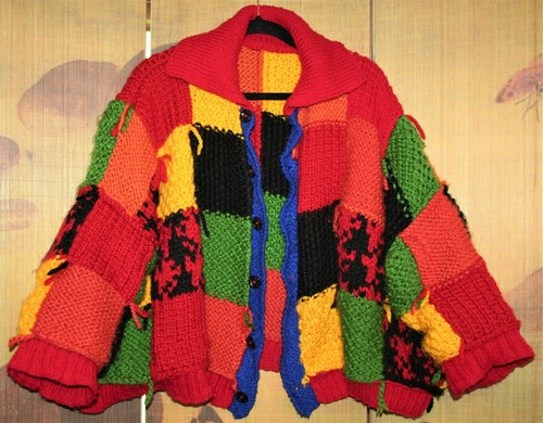 Famous patchwork cardigan - famous,