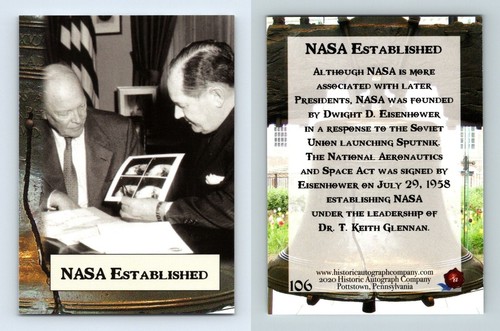 Nasa established 106 - nasa,