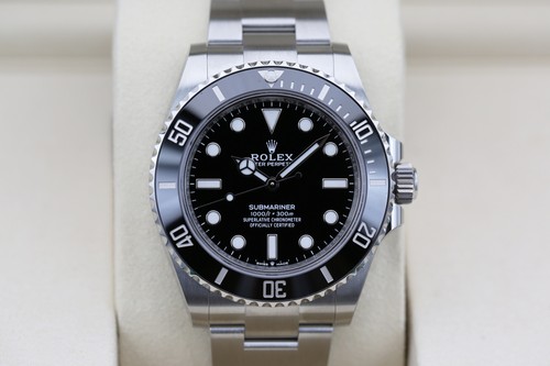 Rolex 124060 black submariner - rolex,
