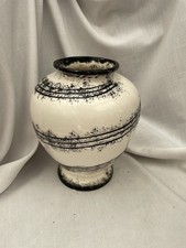 Vintage Large White And Black