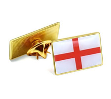 St George's cross lapel pin