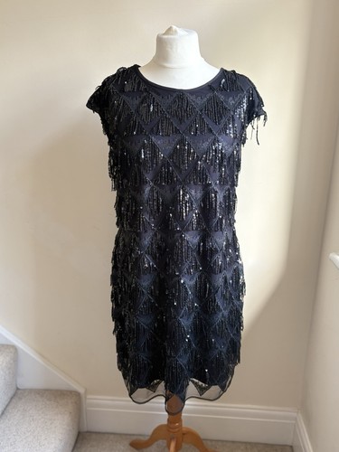 Principles black sequin fringe - principles,