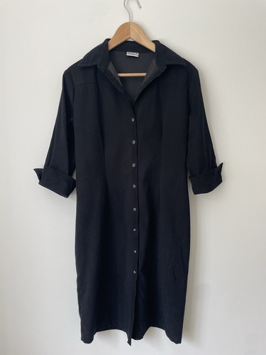 Select black shirt - dress, size