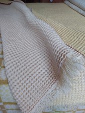 Vintage Welsh wool honeycomb