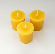 Pure Beeswax Votive Candles -