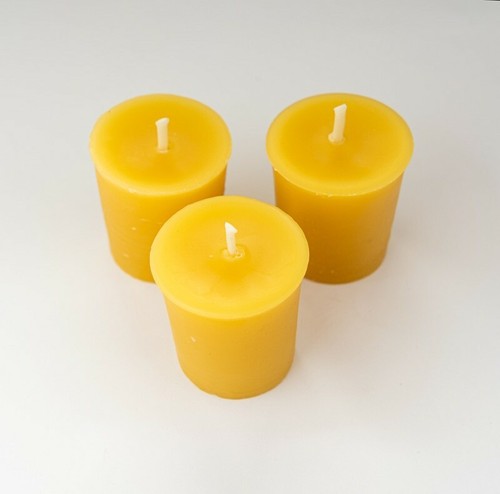 Pure beeswax votive - beeswax,