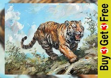 Roaring Tiger Jungle Scene