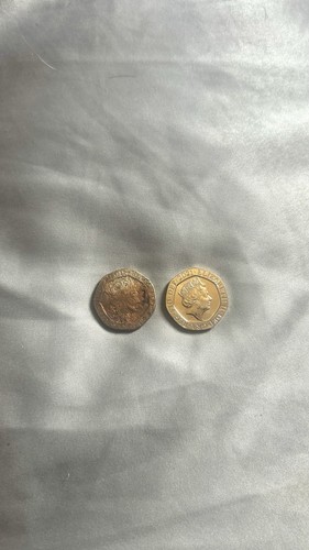 Rare copper 20p coin - rare,