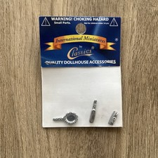 Dolls House Silver Mirror