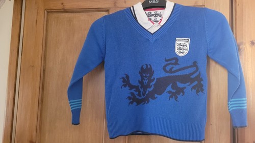 England jumper and polo - m&s,