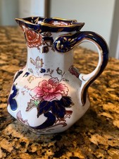 Mason Ironstone Jug in Mandalay Blue Pattern