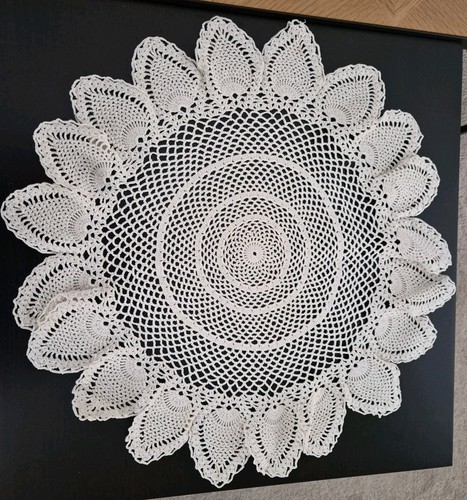 Large vintage crochet - crochet, tablemat
