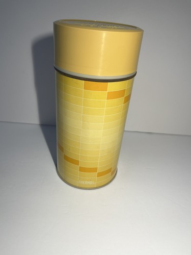 Vintage thermos geometric - vintage,