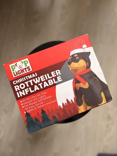 New rottweiler christmas 4ft3 - new,