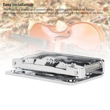 °Mandolin Bridge Cr Alloy 8
