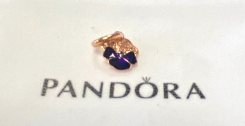 Pandora purple flower charm - purple,