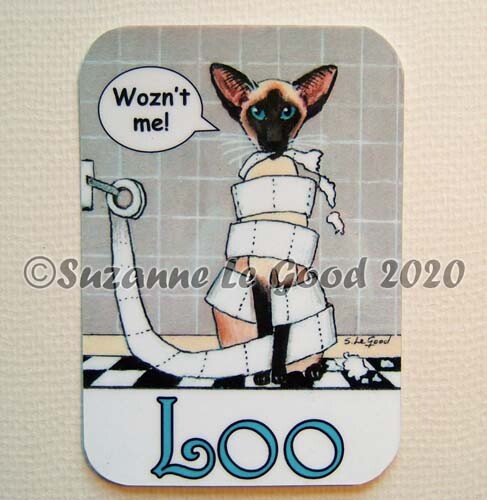 Siamese cat art painting - siamese,
