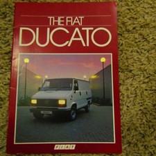 FIAT DUCATO Van Chassis Cab Panorama Minibus UK Market Brochure May 1985