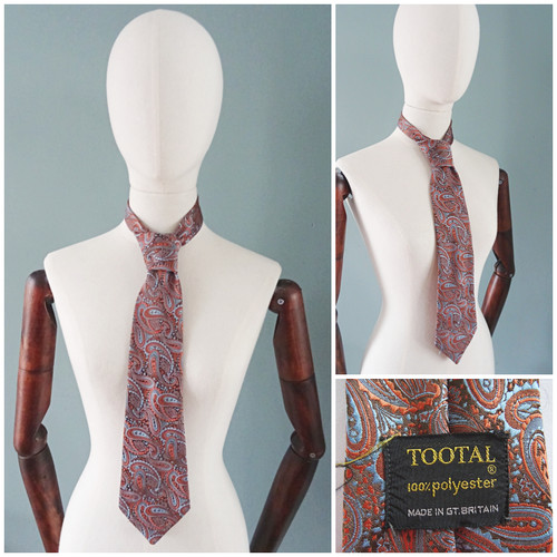 Vintage gentlemans tie 1980s - vintage,