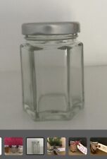 30 Small Glass Jars Height