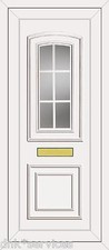 WHITE FULL HEIGHT UPVC DOOR