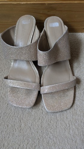 Ladies next gold wedge - gold, sandals