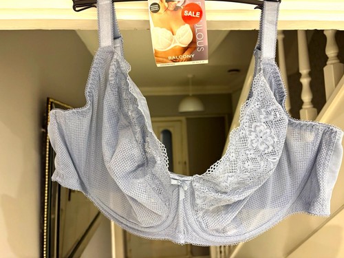 Fabulous grey blue floral - grey,